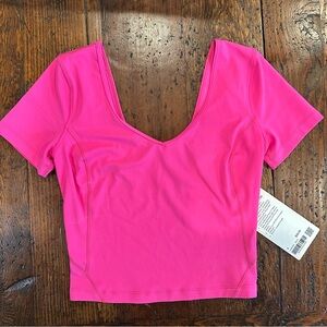 Lululemon Athletica Align Tee in Sonic Pink